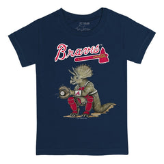 Atlanta Braves Tiny Turnip Youth Triceratops T-Shirt Sale