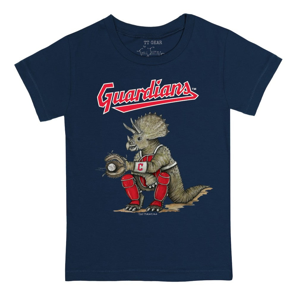 Cleveland Guardians Tiny Turnip Youth Triceratops T-Shirt Clearance