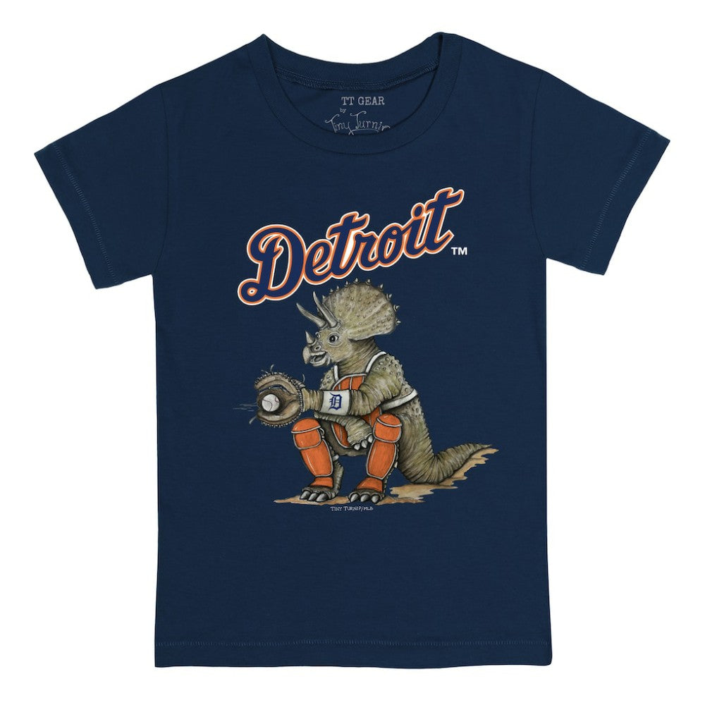 Detroit Tigers Tiny Turnip Youth Triceratops T-Shirt On Sale