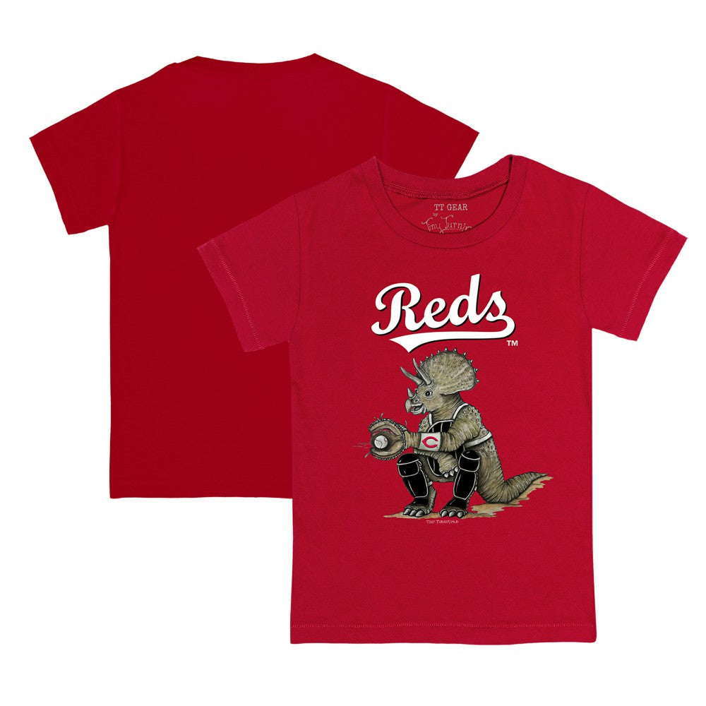 Cincinnati Reds Tiny Turnip Youth Triceratops T-Shirt Clearance