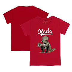 Cincinnati Reds Tiny Turnip Youth Triceratops T-Shirt Clearance