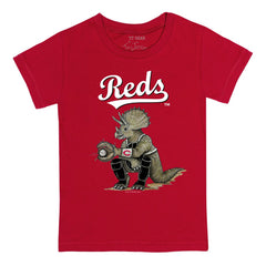 Cincinnati Reds Tiny Turnip Youth Triceratops T-Shirt Clearance