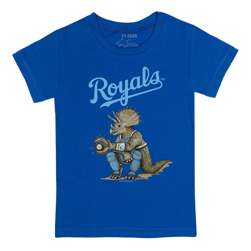 Kansas City Royals Tiny Turnip Youth Triceratops T-Shirt Near Me