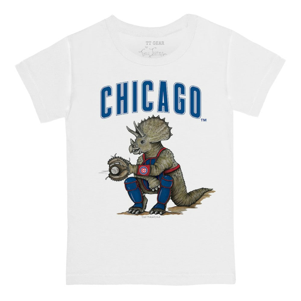 Chicago Cubs Tiny Turnip Youth Triceratops T-Shirt Near Me