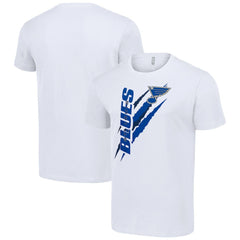 St. Louis Blues - Starter Color Scratch T-Shirt White