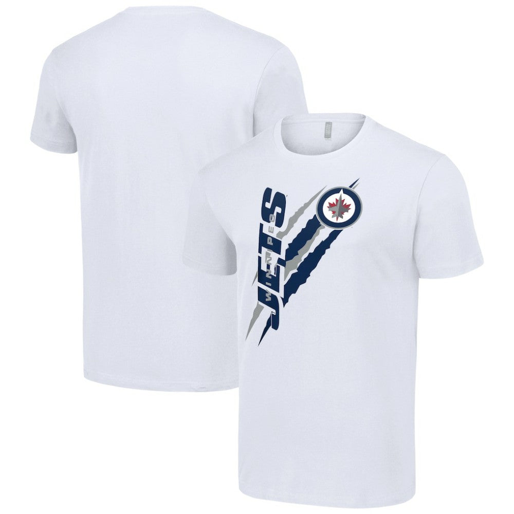 Winnipeg Jets - Starter Color Scratch T-Shirt White