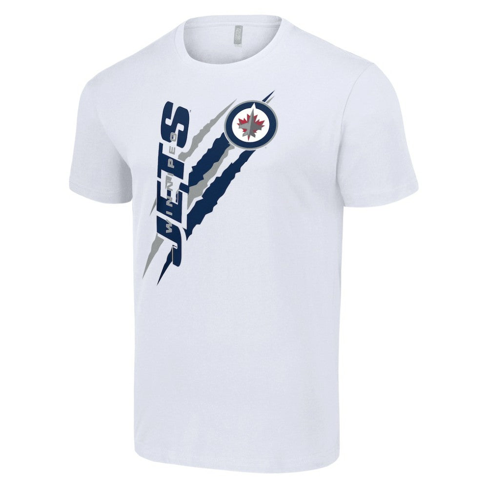 Winnipeg Jets - Starter Color Scratch T-Shirt White