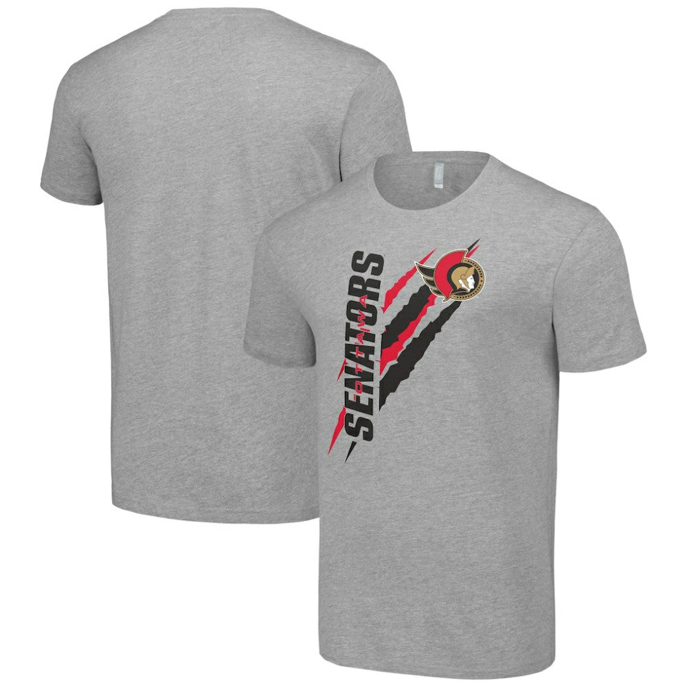 Ottawa Senators - Starter Color Scratch T-Shirt Heather Gray