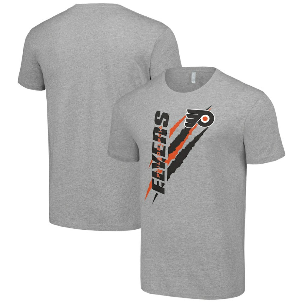 Philadelphia Flyers - Starter Color Scratch T-Shirt Heather Gray
