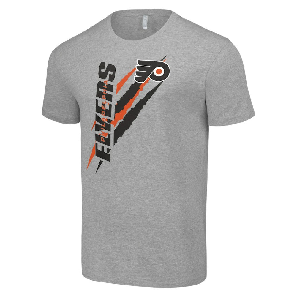 Philadelphia Flyers - Starter Color Scratch T-Shirt Heather Gray