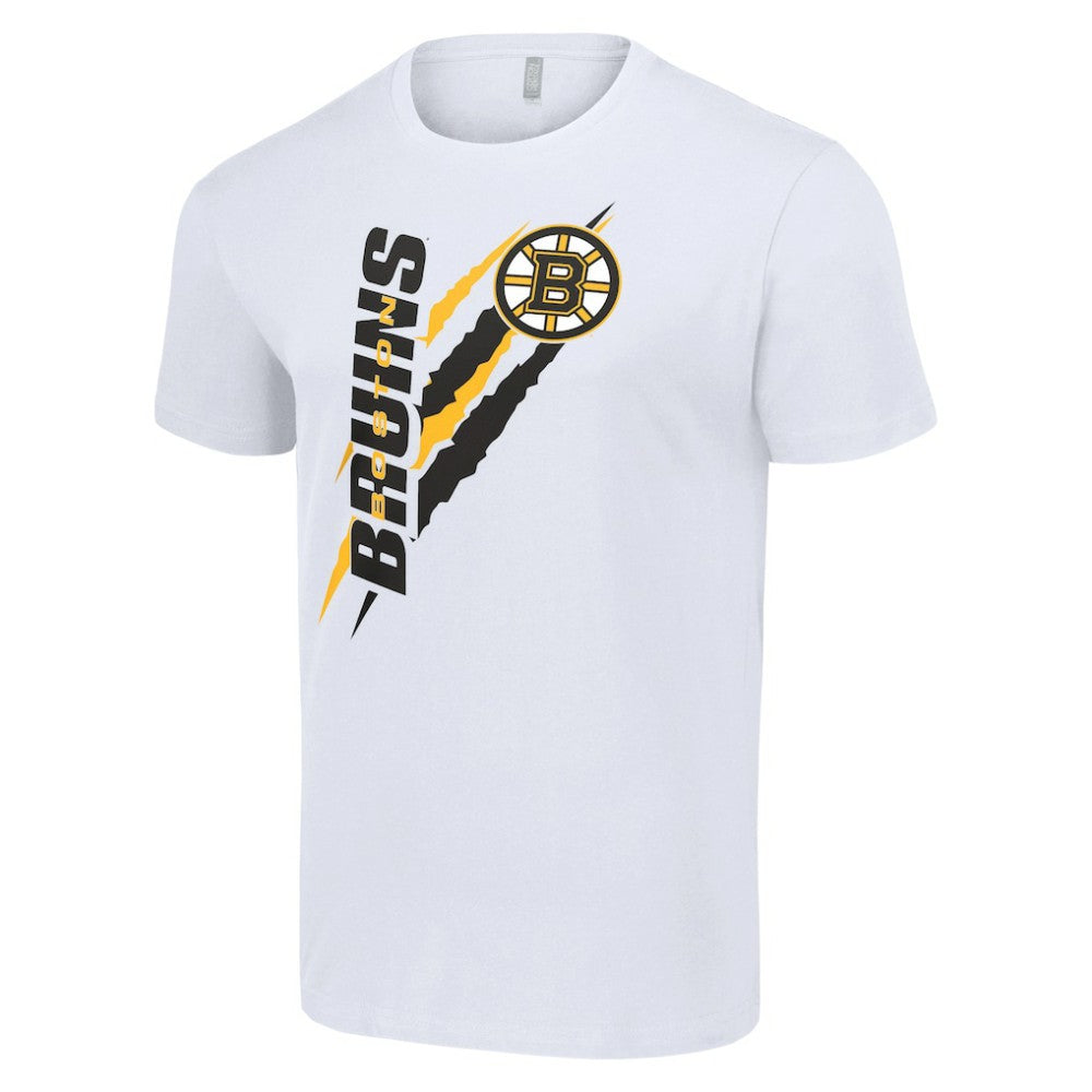 Boston Bruins Starter Color Scratch T-Shirt White