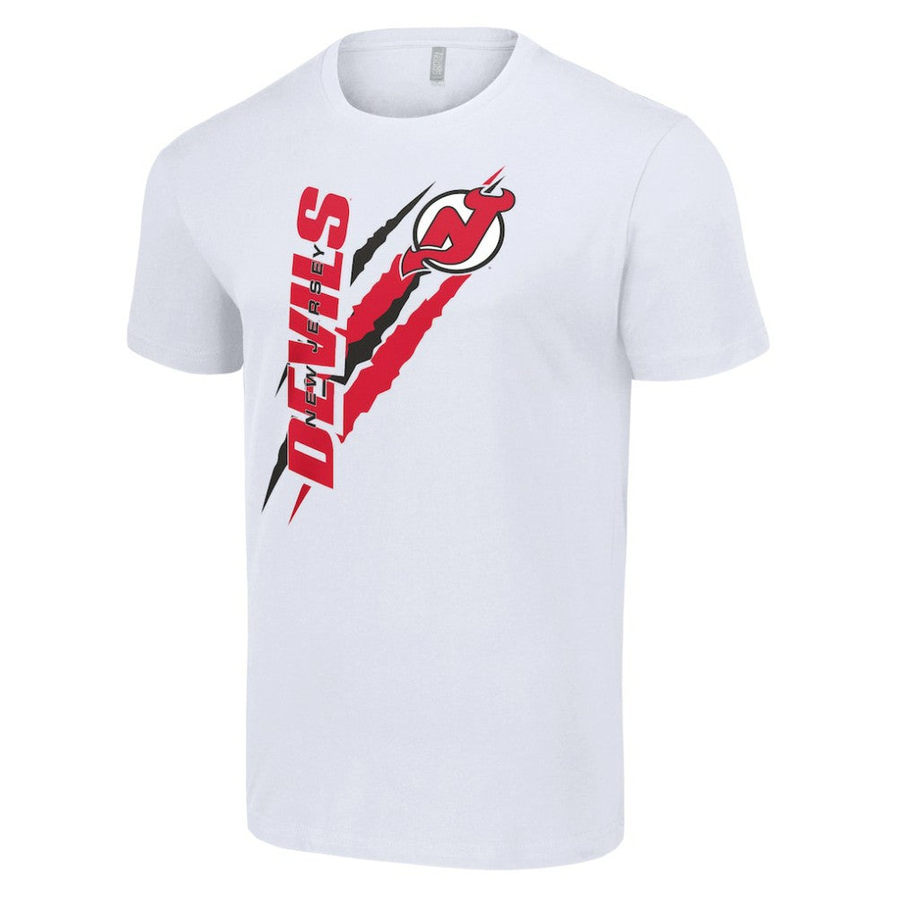 New Jersey Devils - Starter Color Scratch T-Shirt White