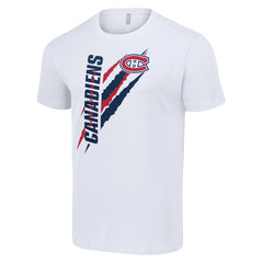 Montreal Canadiens - Starter Color Scratch T-Shirt White