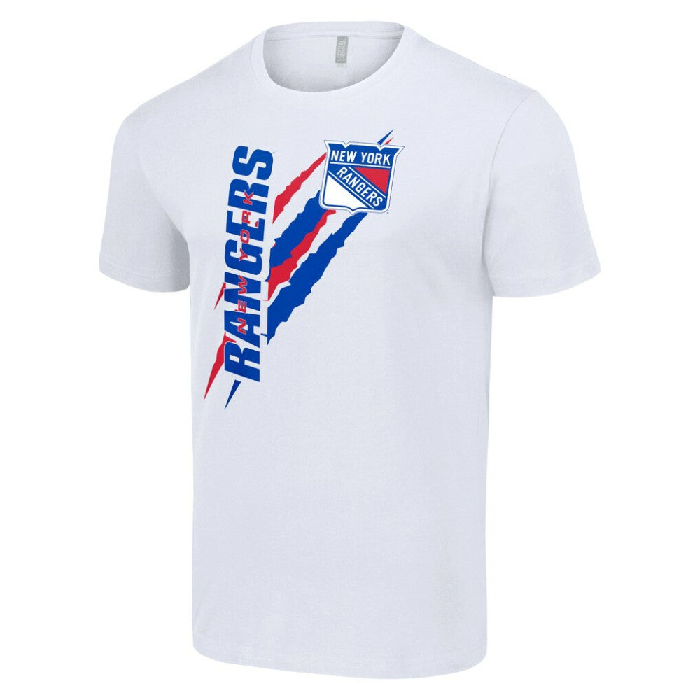 New York Rangers Starter Color Scratch T-Shirt White