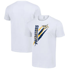 Nashville Predators - Starter Color Scratch T-Shirt White