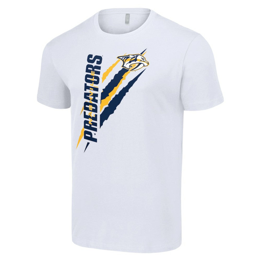 Nashville Predators - Starter Color Scratch T-Shirt White