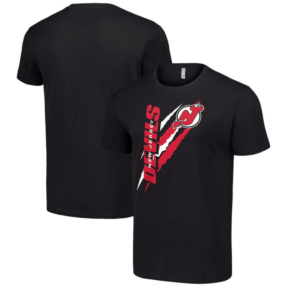 New Jersey Devils - Starter Color Scratch T-Shirt Black