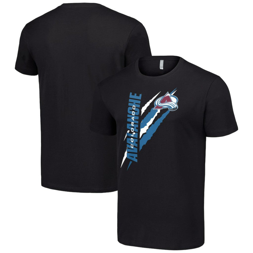 Colorado Avalanche - Starter Color Scratch T-Shirt Black