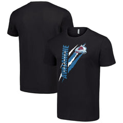 Colorado Avalanche - Starter Color Scratch T-Shirt Black