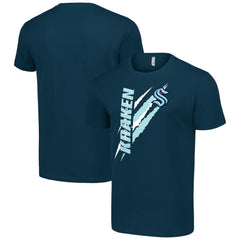 Seattle Kraken Starter Color Scratch T-Shirt Deep Sea Blue