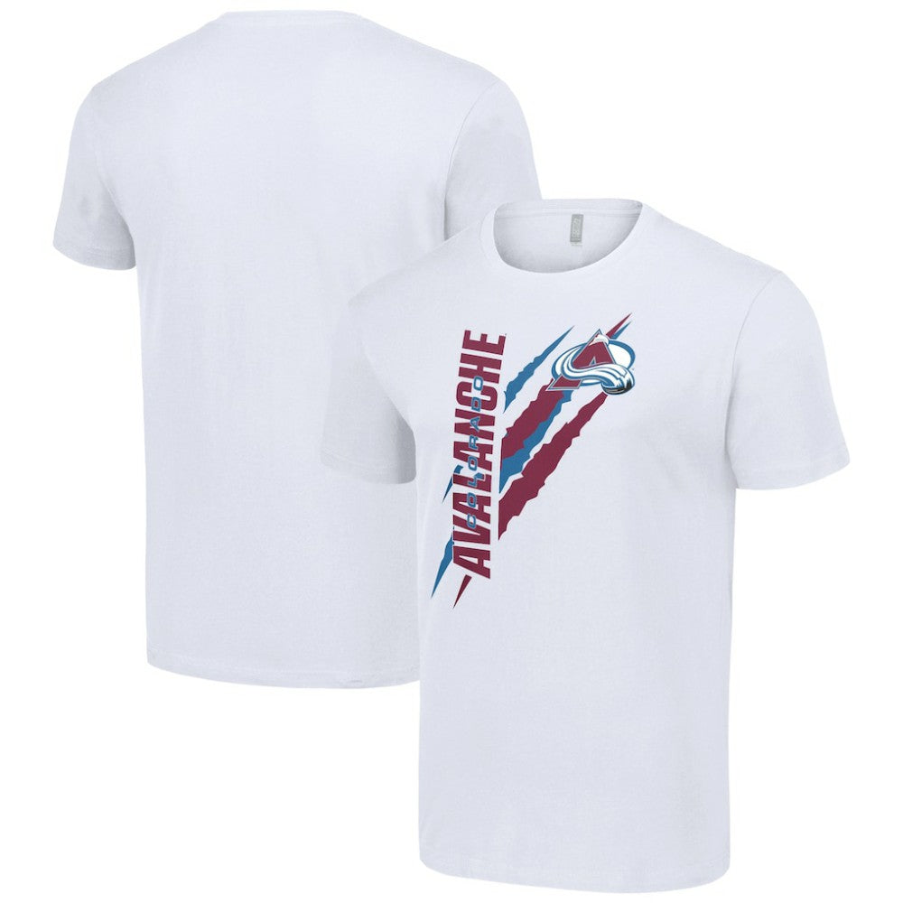 Colorado Avalanche - Starter Color Scratch T-Shirt White