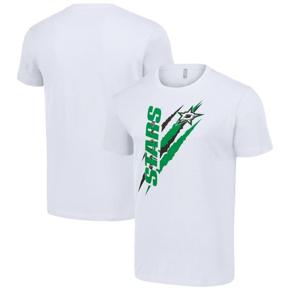 Dallas Stars - Starter Color Scratch T-Shirt White