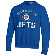 Winnipeg Jets - Champion Eco Powerblend Crewneck Sweatshirt Royal