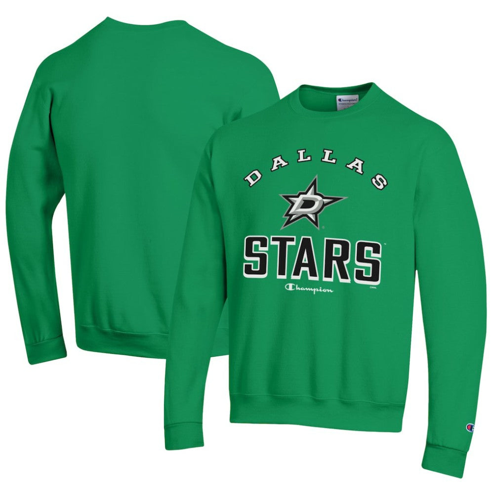 Dallas Stars - Champion Eco Powerblend Crewneck Sweatshirt Kelly Green