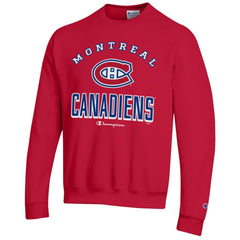 Montreal Canadiens - Champion Eco Powerblend Crewneck Sweatshirt Red
