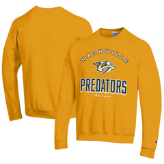 Nashville Predators - Champion Eco Powerblend Crewneck Sweatshirt Gold