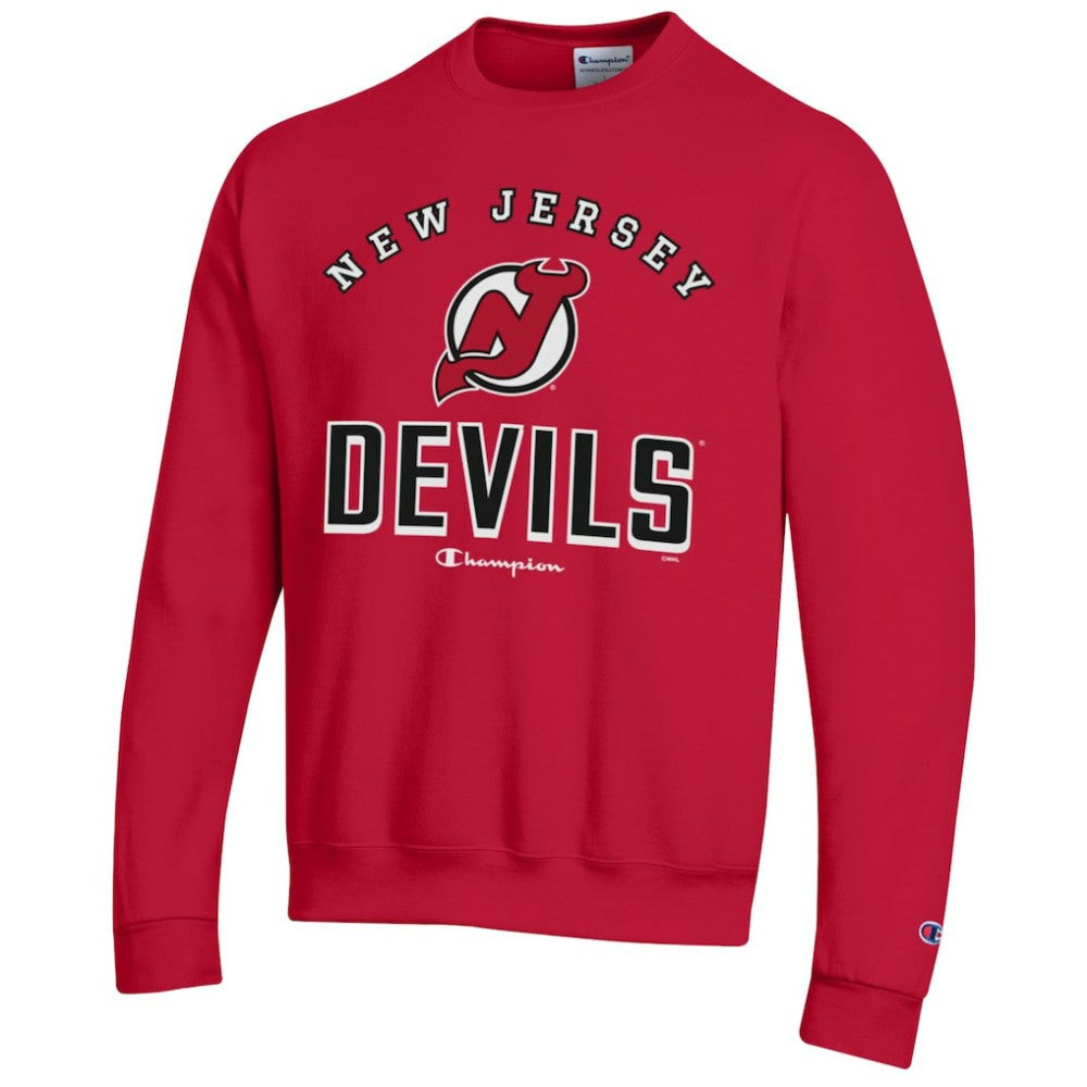 New Jersey Devils - Champion Eco Powerblend Crewneck Sweatshirt Red