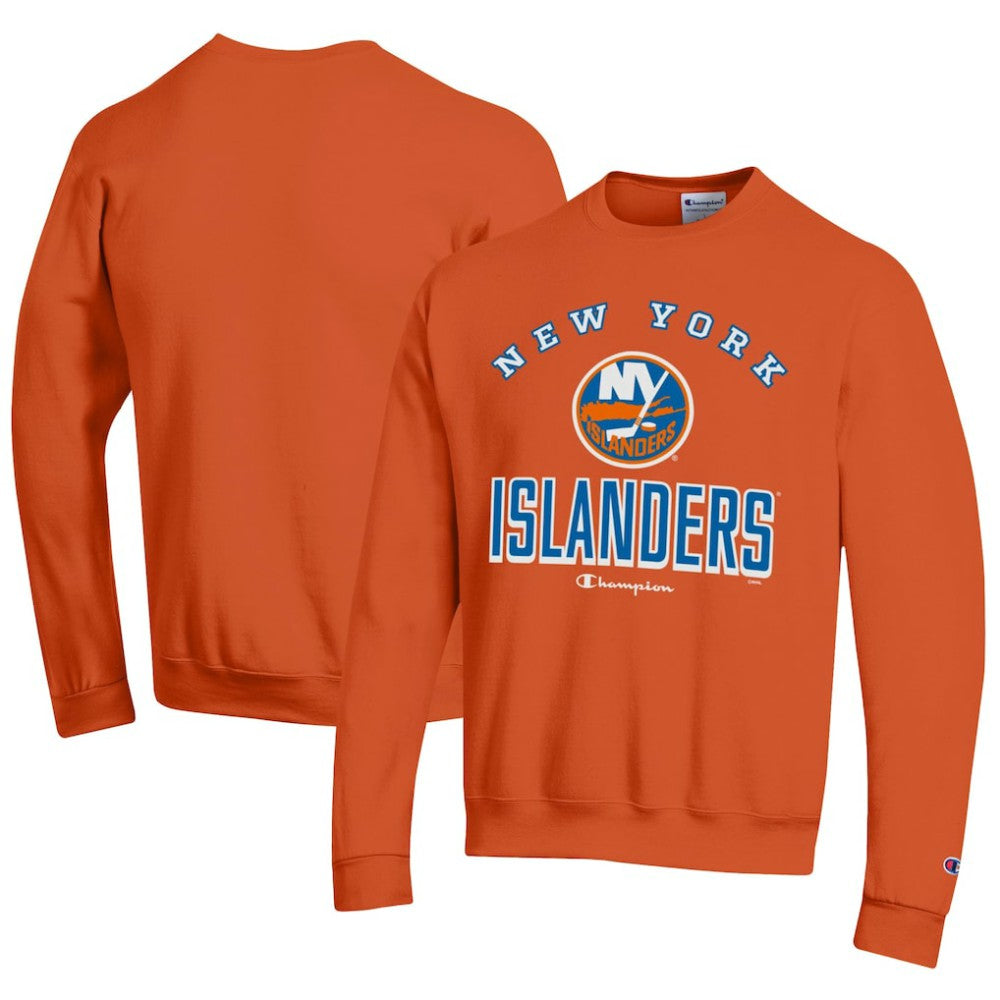 New York Islanders - Champion Eco Powerblend Crewneck Sweatshirt Orange