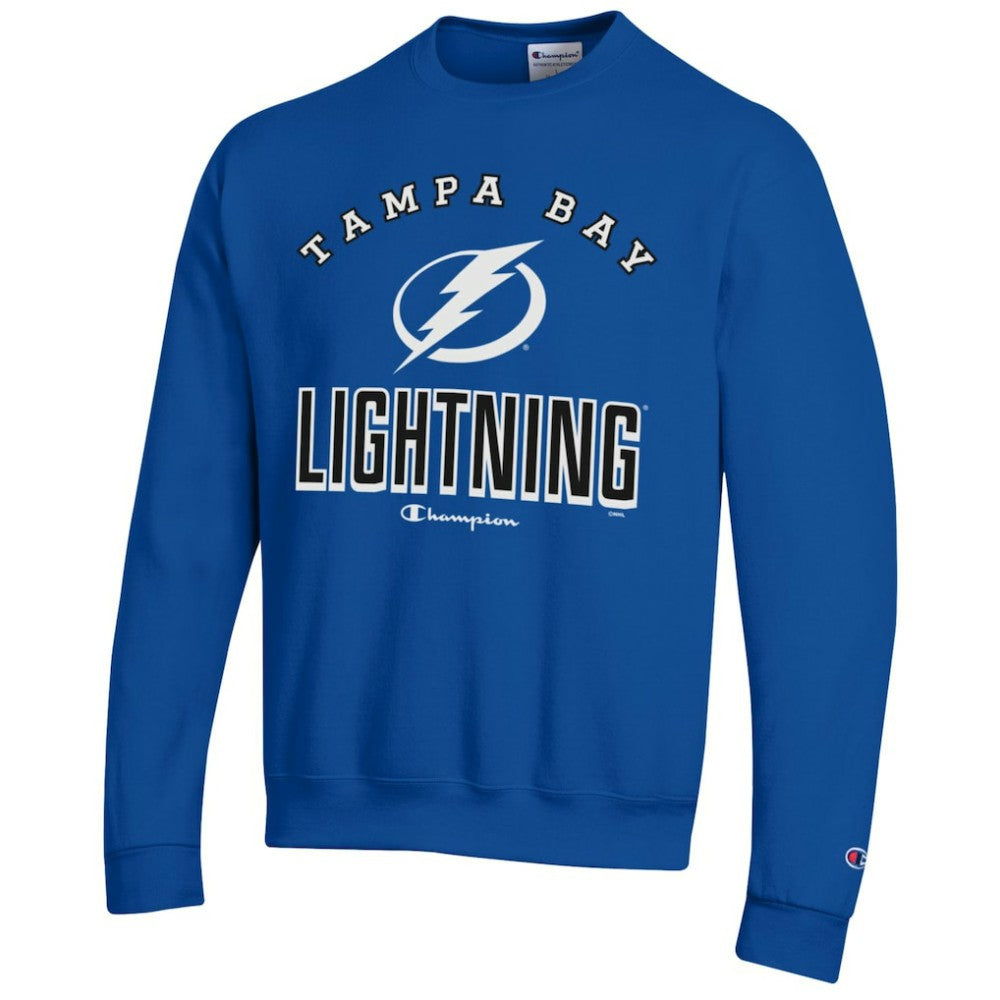 Tampa Bay Lightning - Champion Eco Powerblend Crewneck Sweatshirt Royal