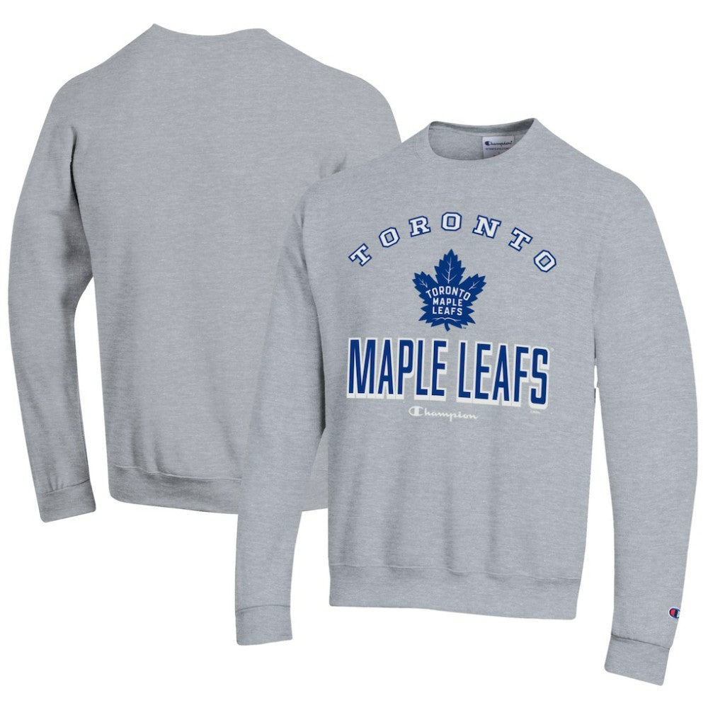 Toronto Maple Leafs - Champion Eco Powerblend Crewneck Sweatshirt Gray