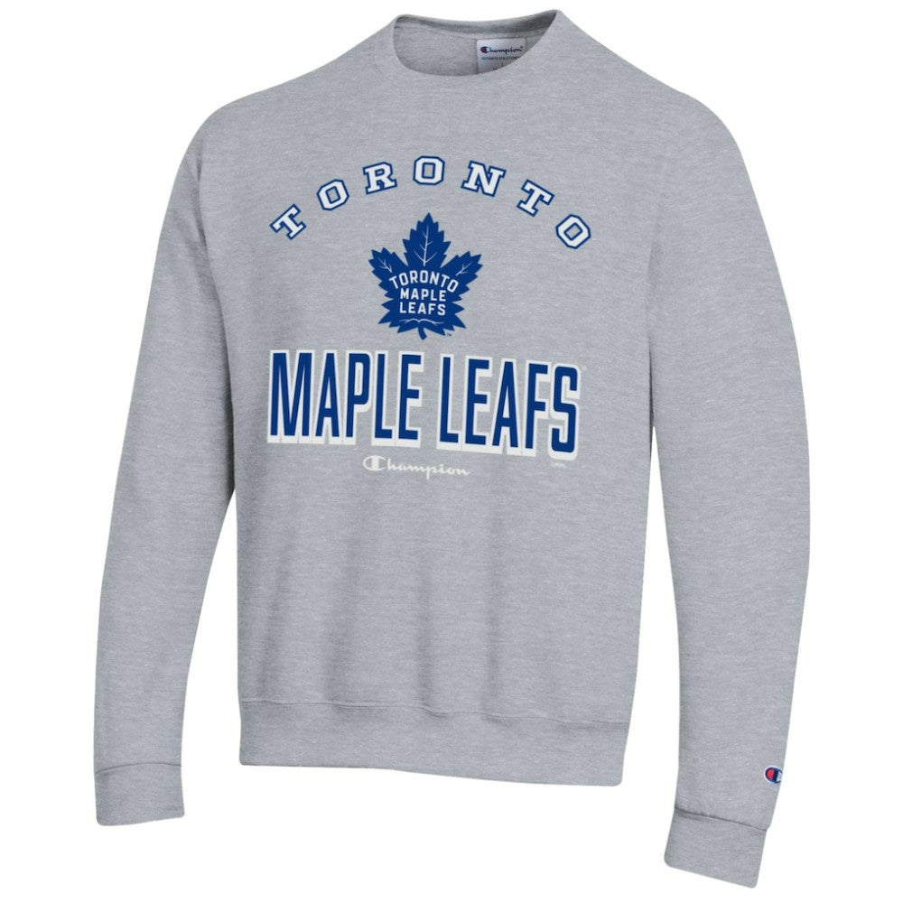 Toronto Maple Leafs - Champion Eco Powerblend Crewneck Sweatshirt Gray
