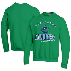 Vancouver Canucks - Champion Eco Powerblend Crewneck Sweatshirt Green