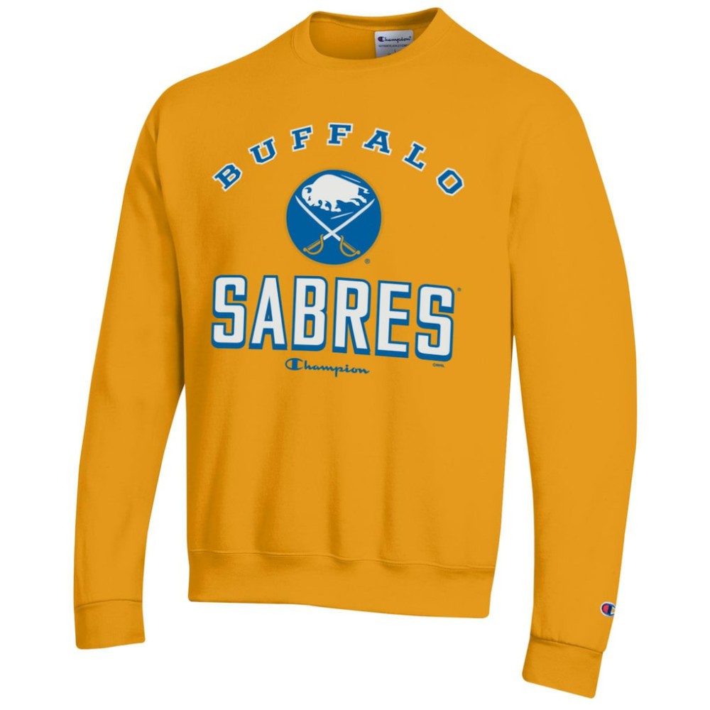 Buffalo Sabres - Champion Eco Powerblend Crewneck Sweatshirt Gold