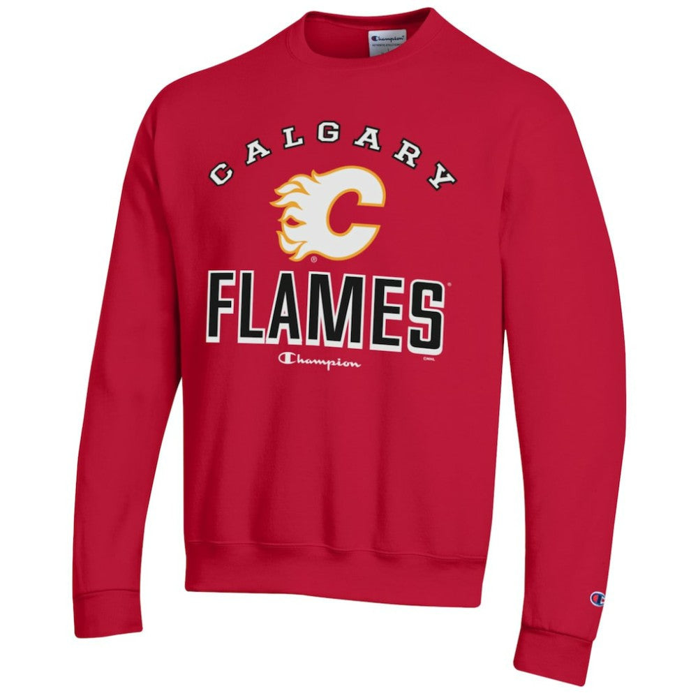 Calgary Flames - Champion Eco Powerblend Crewneck Sweatshirt Red