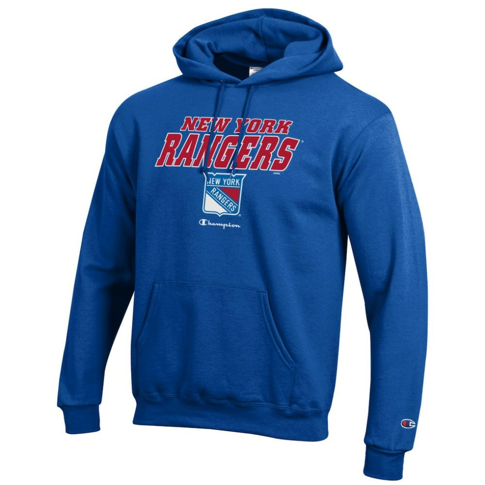 New York Rangers Champion Eco Powerblend Pullover Hoodie Royal