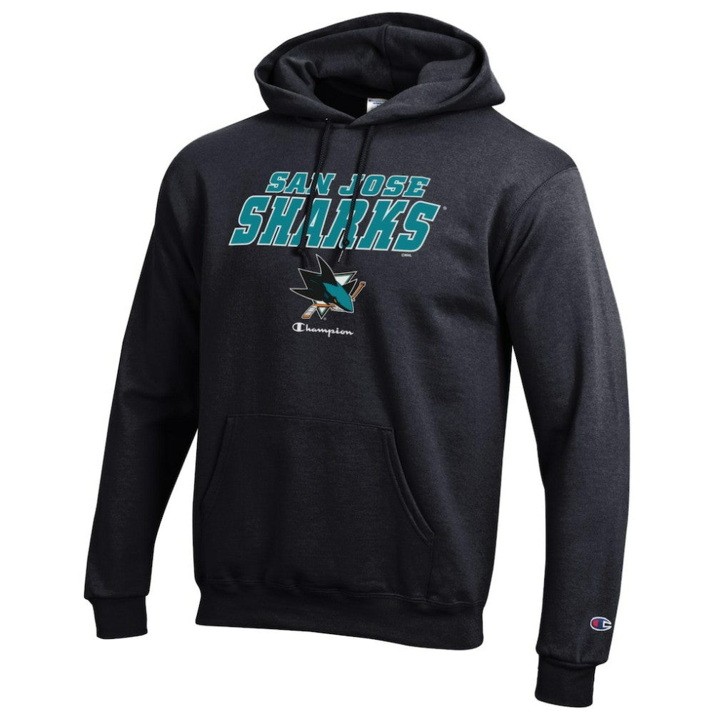 San Jose Sharks - Champion Eco Powerblend Pullover Hoodie Black