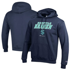 Seattle Kraken Champion Eco Powerblend Pullover Hoodie Deep Sea Blue