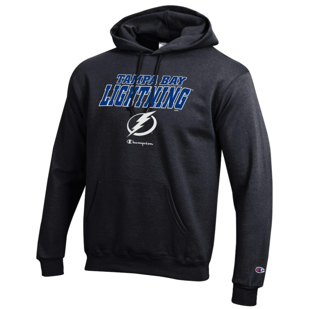 Tampa Bay Lightning - Champion Eco Powerblend Pullover Hoodie Black