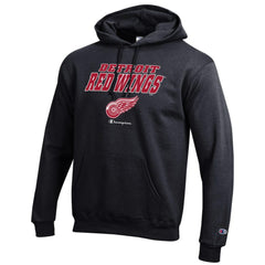 Detroit Red Wings - Champion Eco Powerblend Pullover Hoodie Black