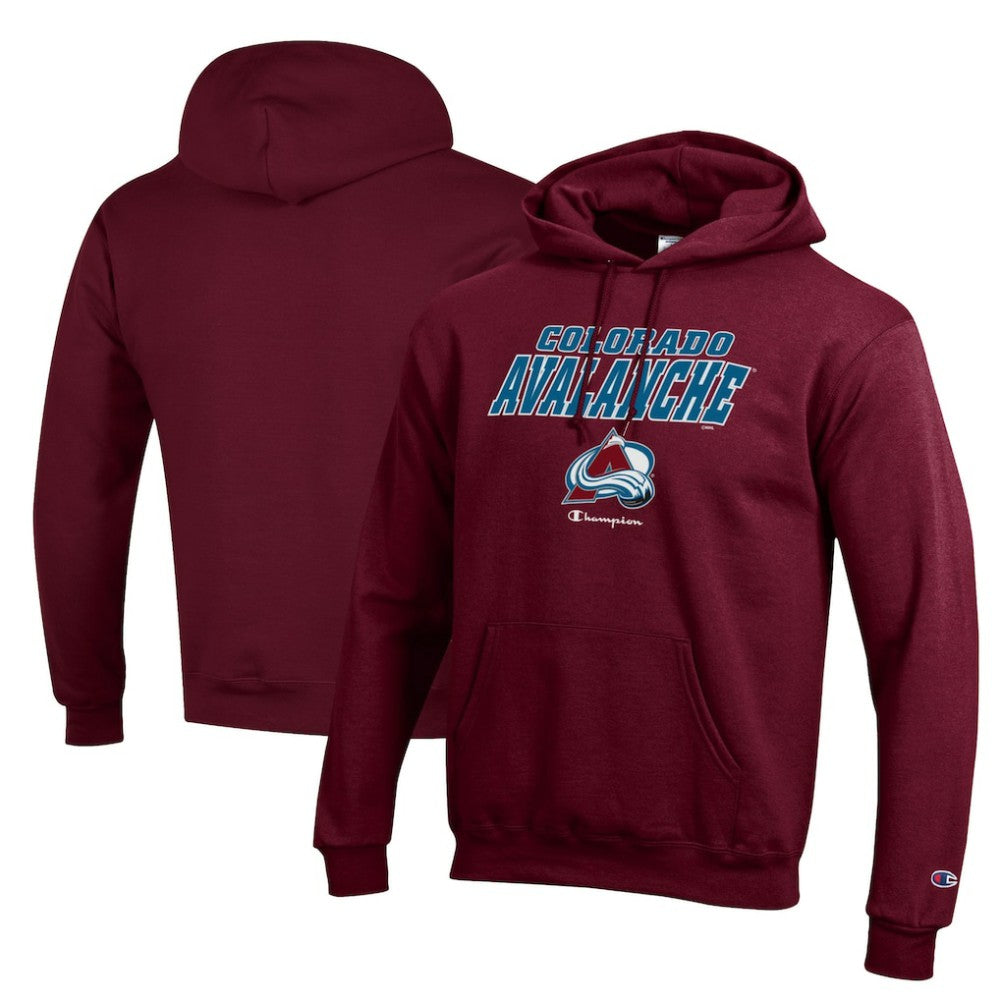 Colorado Avalanche - Champion Eco Powerblend Pullover Hoodie Burgundy