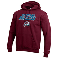 Colorado Avalanche - Champion Eco Powerblend Pullover Hoodie Burgundy
