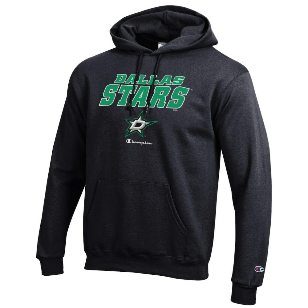 Dallas Stars - Champion Eco Powerblend Pullover Hoodie Black