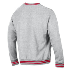 Columbus Blue Jackets - Champion Reverse Weave Yarn Dye Pullover Sweatshirt Heather Gray