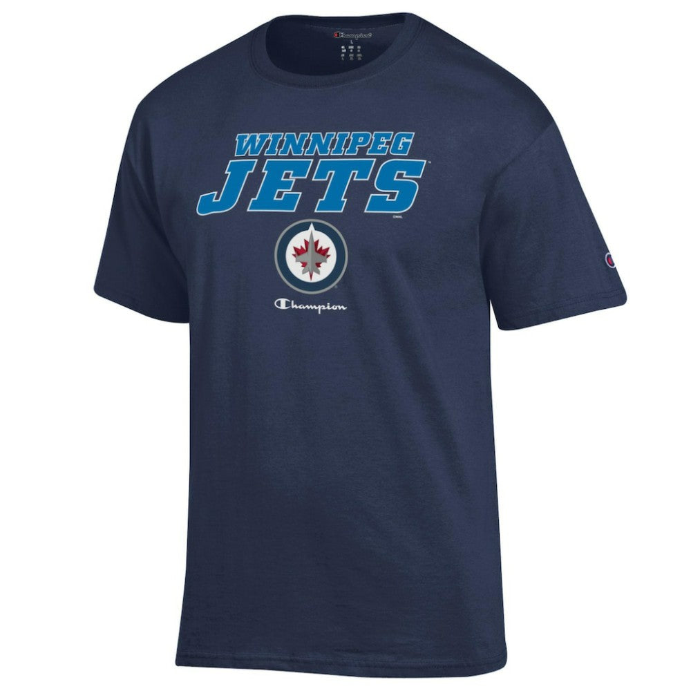 Winnipeg Jets - Champion Jersey T-Shirt Navy