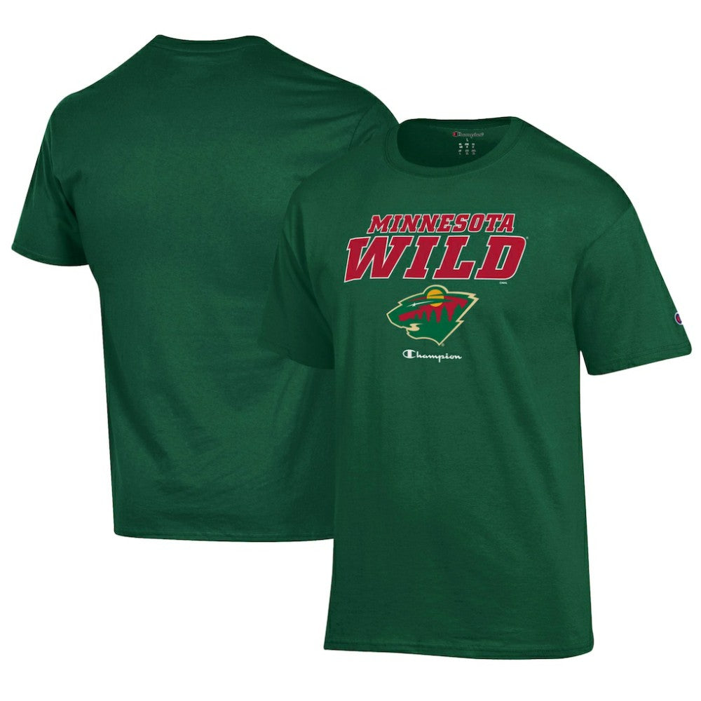 Minnesota Wild - Champion Jersey T-Shirt Hunter Green