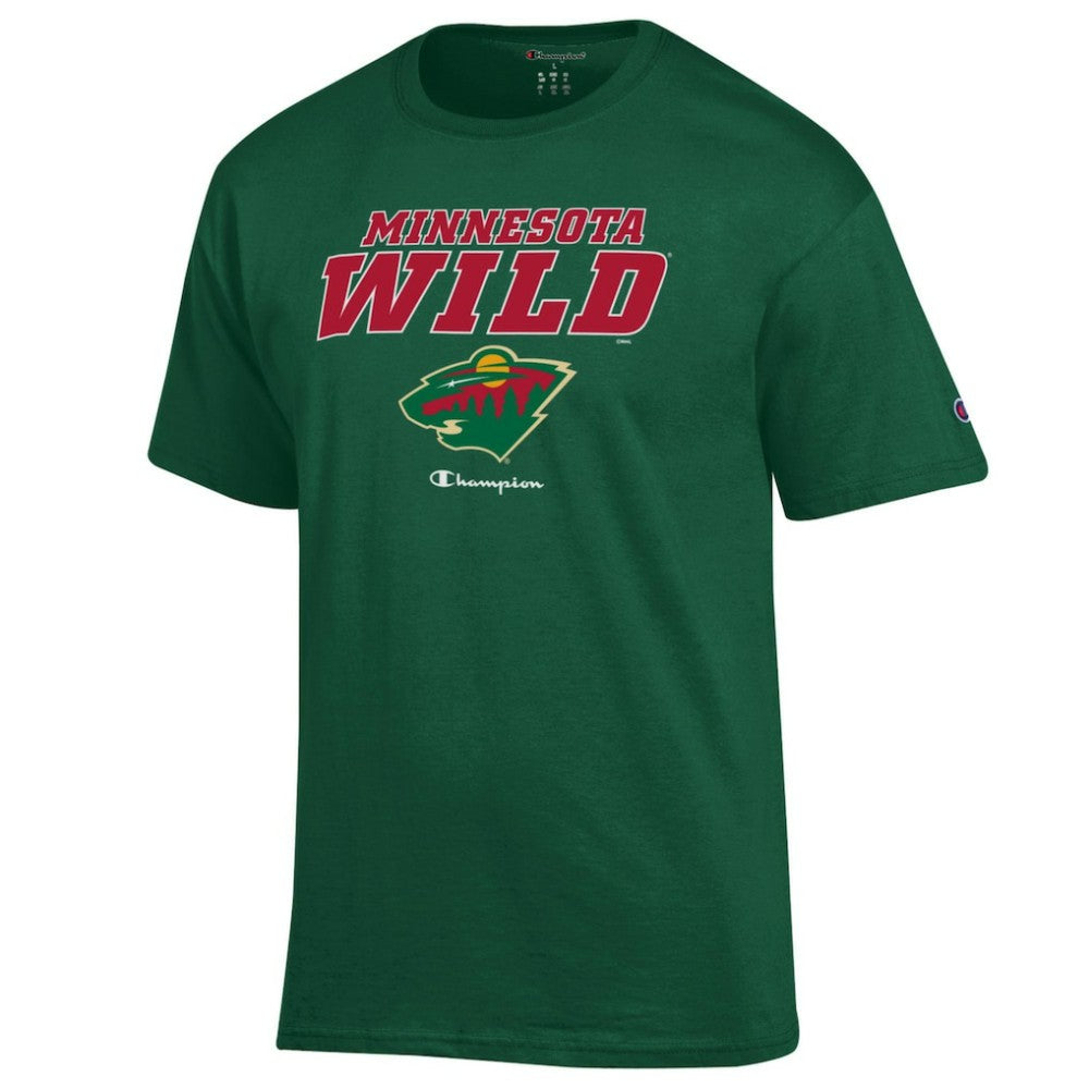 Minnesota Wild - Champion Jersey T-Shirt Hunter Green
